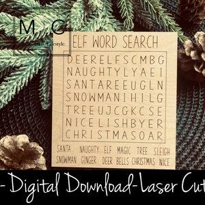 Elf Tricks Svg,  Elf Activities Svg, Elf Props Svg, Christmas Activities Svg, 2023 Elf Kit Svg, Elf Word Search Svg.