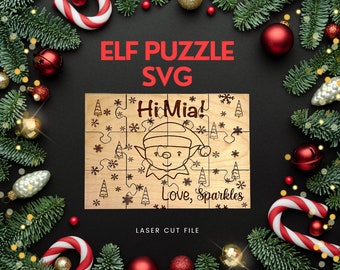 Elf Tricks Svg, Elf Puzzle Svg, Elf Activities Kit Svg. Elf Props Svg, Christmas Activities Svg, 2022 Elf Kit Svg.