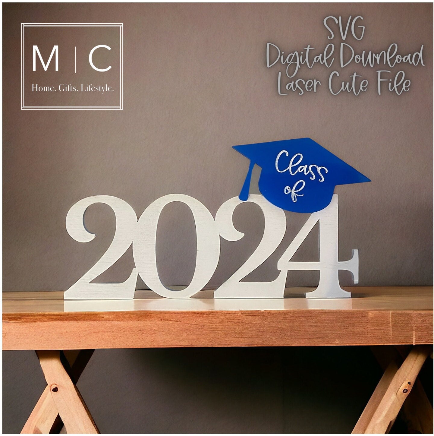 Klasse von 2024 Zeichen svg, Senior 2024 svg, Staffelung svg