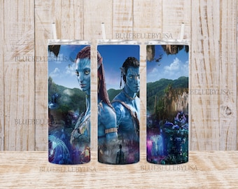 Inspired/Pandora/Navi/Skinny Tumbler//Image/Wrap/Download/Projects