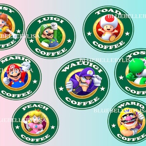 8 Inspired KartPac BUNDLE/CoffeeLogo/Coffee Shop/PNG/Image/Download/Projects/Stickers/Decals