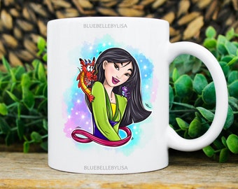 Inspired/Personalized/Warrior Princess/Chinese/Wei Dynasty - MUGS