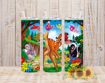 Inspired/Yearling/Deer/Thumper/Cartoon/Skinny Tumbler/Image/Wrap/Download/Projects