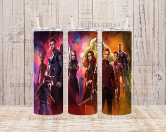 Inspirado/COMICS/Guardianes/Infinity Gang/America's Heroes/Skinny Tumbler//Imagen/Wrap/Descargar/Proyectos