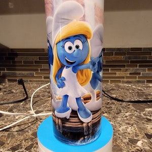 Inspired/Blue People/Retro Cartoon/Village - 20OZ WATER TUMBLER