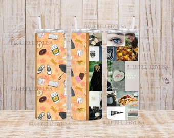 Inspiriert/Gilmore/Lukes/Rory/Diner/Friends/Skinny Tumbler//Bild/Wrap/Download/Projekte