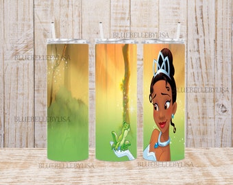 Inspired/Princess/Frog/Ti's Place- 20OZ SKINNY TUMBLER