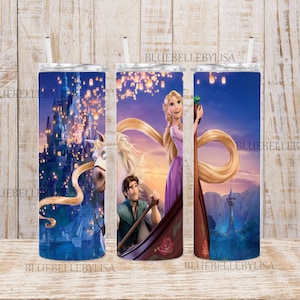 Inspiriert/Golden Hair Princess/Skinny Tumbler//Bild/Wrap/Download/Projekte