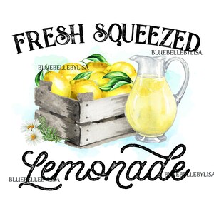 3Bundle/Lemonade/Vintage Truck/Freshly Squeezed Lemons/PNG Images/Download