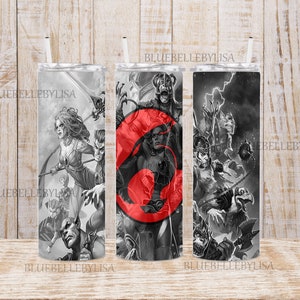 Inspired/Comics/Retro Cartoon/Cats/80'S/Thunder/Skinny Tumbler//Image/Wrap/Download/Projects
