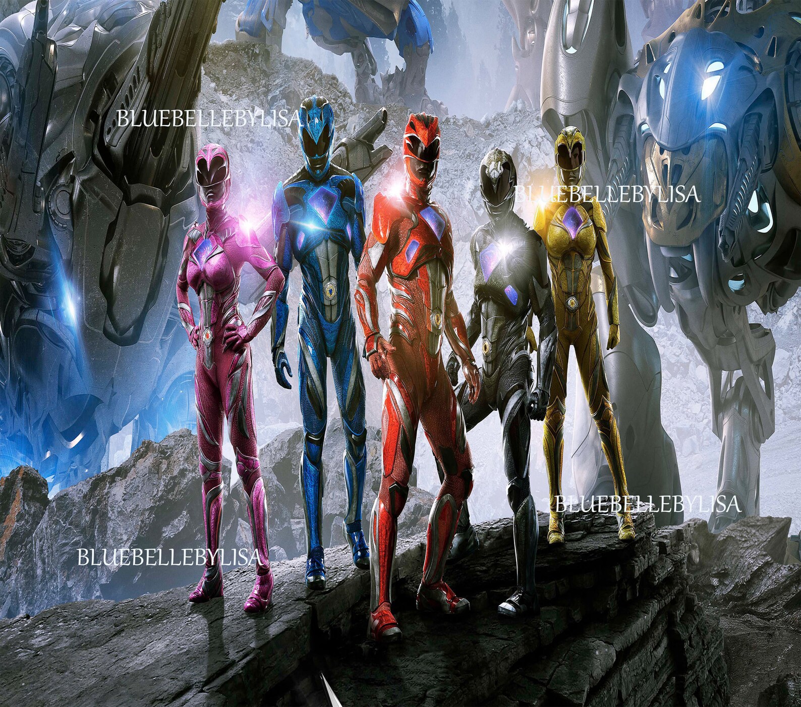 Inspired/rangers/comics/heroes/powergang/skinny Tumbler/image/wrap ...