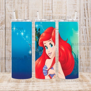 Inspired/Princess/UndertheSea/Flounder/Sebastian - 20OZ SKINNY TUMBLER