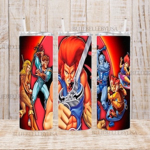 Inspired/Retro Cartoon/Cats/80'S/Thunder/Skinny Tumbler//Image/Wrap/Download/Projects