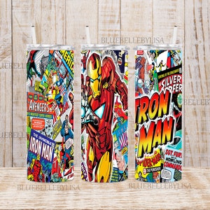 Inspired/American/Hero/Tony - 20OZ SKINNY TUMBLER