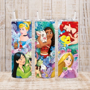 Geïnspireerd/Princess/Bende/Magere Tumbler//Afbeelding/Wrap/Download/Projecten