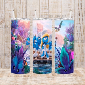 Tumbler Ispirato/BluePeople/fumetto/retrò/Skinny/immagine/wrap/Download/Progetti