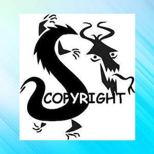 Chinese Dragon Rubber Stamp