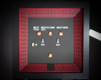 Nintendo - Legend of Zelda - Shadow Box - 3D Effect - Wall Art - Limited Edition - Old Woman - Classic Series - Part 4 of 7