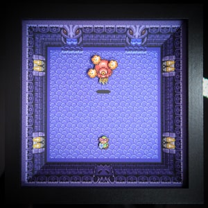 Nintendo - Zelda A Link to the Past - Shadow Box - 3D Effect - Wall Art - Limited Edition - Arrghus - Retro Series - Part 3 of 15