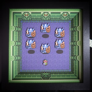 Nintendo - Zelda A Link to the Past - Shadow Box - 3D Effekt - Wandkunst - Limitierte Edition - Armos Knight - Retro Serie - Teil 2 von 15