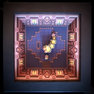 Nintendo - Zelda A Link to the Past - Shadow Box - 3D Effect - Wall Art - Limited Edition - Moldorm- Mini Retro Series - Part 14 of 14