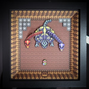 Nintendo - Zelda A Link to the Past - Shadow Box - 3D Effect - Wall Art - Limited Edition - Trinexx - Retro Series - Part 14 of 15