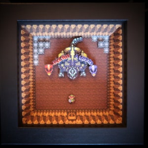 Nintendo - Zelda A Link to the Past - Shadow Box - 3D Effect - Wall Art - Limited Edition - Trinexx - Miniature Retro Series - Part 10 of 14