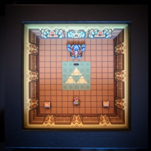 Nintendo - Zelda A Link to the Past - Shadow Box - 3D Effect - Wall Art - Limited Edition - Ganon - Miniature Retro Series - Part 5 of 14