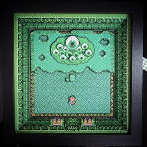 Nintendo - Zelda A Link to the Past - Shadow Box - 3D Effect - Wall Art - Limited Edition - Vitreous - Retro Series - Part 15 of 15