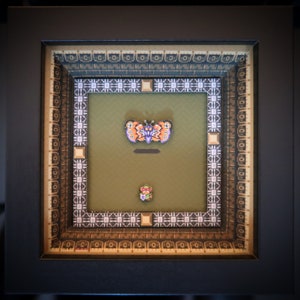 Nintendo - Zelda A Link to the Past - Shadow Box - 3D Effect - Wall Art - Limited Edition - Mothula - Miniature Retro Series - Part 9 of 14