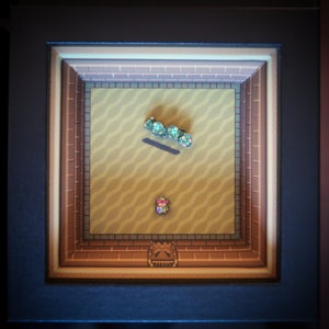 Nintendo - Zelda A Link to the Past - Shadow Box - 3D Effect - Wall Art - Limited Edition - Lanmola - Miniature Retro Series - Part 7 of 14