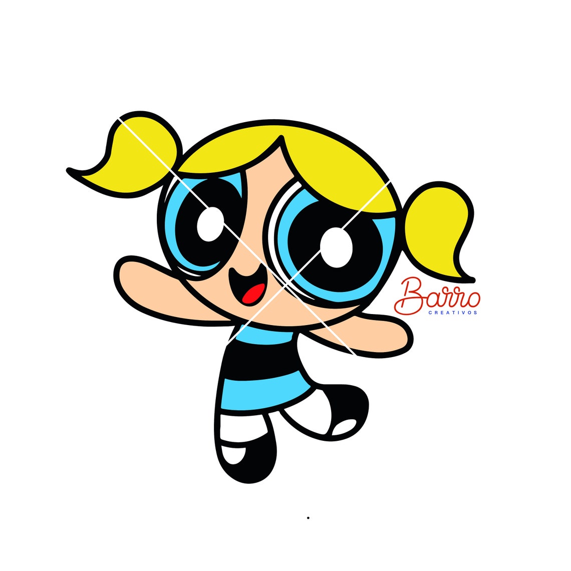 The Powerpuff Girls Bubbles/ the Bubble Powerpuff Girls. SVG. Etsy