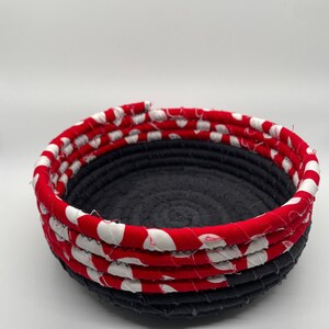 Rope Basket/Handmade Fabric Rope Basket/Basket Decor/Basket/Storage Basket/Nursery Basket/Gift Basket/Unique Gift/Entryway Basket