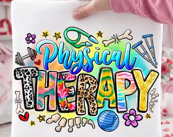 Physical Therapy PNG, Therapist Team Shirt Design (Digital Download)