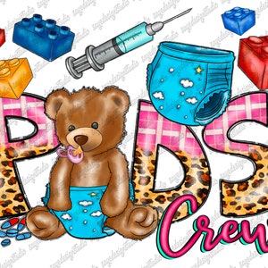 PEDS Crew Png, Pediatric Nurse Png Sublimation Design, Peds Nurse Png, PEDS Png, Nurse Life Png, Kids Toys Png,Digital Download,Nurse Design