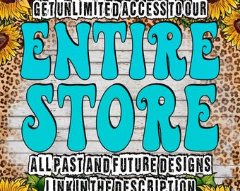 Entire Store PNG Design Bundle, Commercial Use (Digital Download)