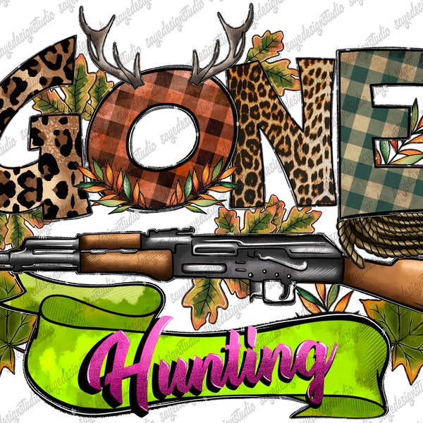 Gone Hunting Png, Hunt Png, Hunting Png, Western png, camouflage Png, Beagle png, wild boar, Hunt png, Digital Download,Sublimation Design