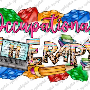 Occupational Therapy png sublimation design download, Thearpist png, Nursing png, western OT png, sublimate designs download