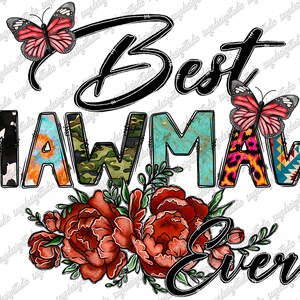 Best MawMaw Ever Png, Western, MawMaw Png, Butterfly Png, Mawmaw Design, Best MawMaw, Flower, Cowhide, Digital Download Png