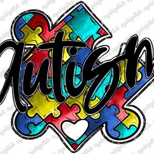 Autism Png, Autism Png, Autism Awareness png, Autism Puzzle, Awareness Day, Digital Download, Sublimation Design