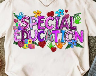 Valentine Special Education Teacher PNG, Cupid Design (Digital Download)