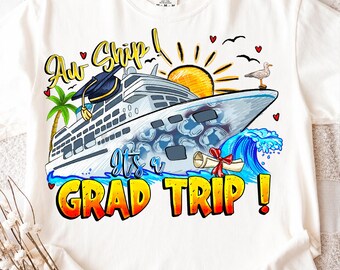 Graduation Cruise Ship PNG, Summer Vacation Shirt (Digital Download)