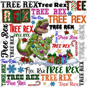 Tree Rex Png, Christmas, Dinosaur Christmas PNG, Rex Png, Christmas Gift, Dinosaur,Merry Christmas, INSTANT DOWNLOAD,Sublimation Design