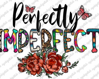 Perfectly Imperfect PNG: Leopard, Butterfly & Floral Sublimation (Digital Download)
