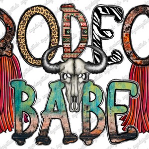 Rodeo Babe Png, Boho Skull, Watercolor, Babe Png, Western , Country, Rodeo Design, Rodeo Png,Babe Design,Sublimation Design,Digital Download