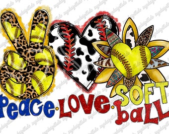 Peace love Softball png, Softball Sublimation designs downloads,Softball png,png Softball,Softball png files for sublimation,Design download