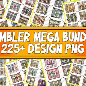 Tumbler Mega Bundle 225+ Design Png 20oz Tumbler Mega Bundle,Western Png summer Png  Sublimation Design, Digital Download