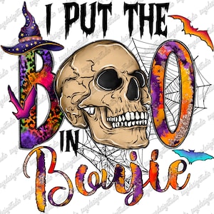I Put The Boo In Boujie Png, Trick Or Treat, Skull Png, Bat Png, Halloween Png, Spider Web, Boo Png, Digital Download, Sublimation Design