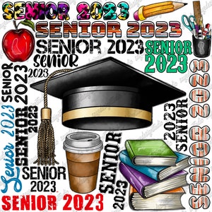 Senior 2023 Png File, Western, Sublimation Senior 2023, Teacher Png, School, Pencil, Leopard,Typography,Digital Download, Sublimation Design