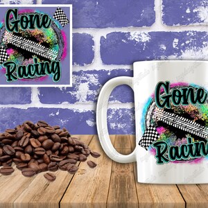 Gone Racing, Racing Girl Png, It's Race Day PNG, Car Racing Wife ...